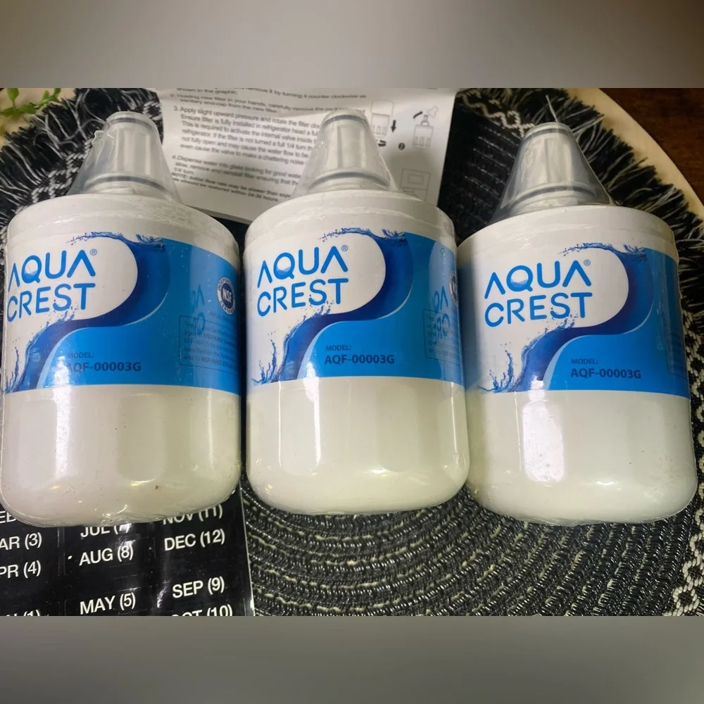 AQUA CREST‎ DA29-00003G Refrigerator Water Filters (Set of 3)